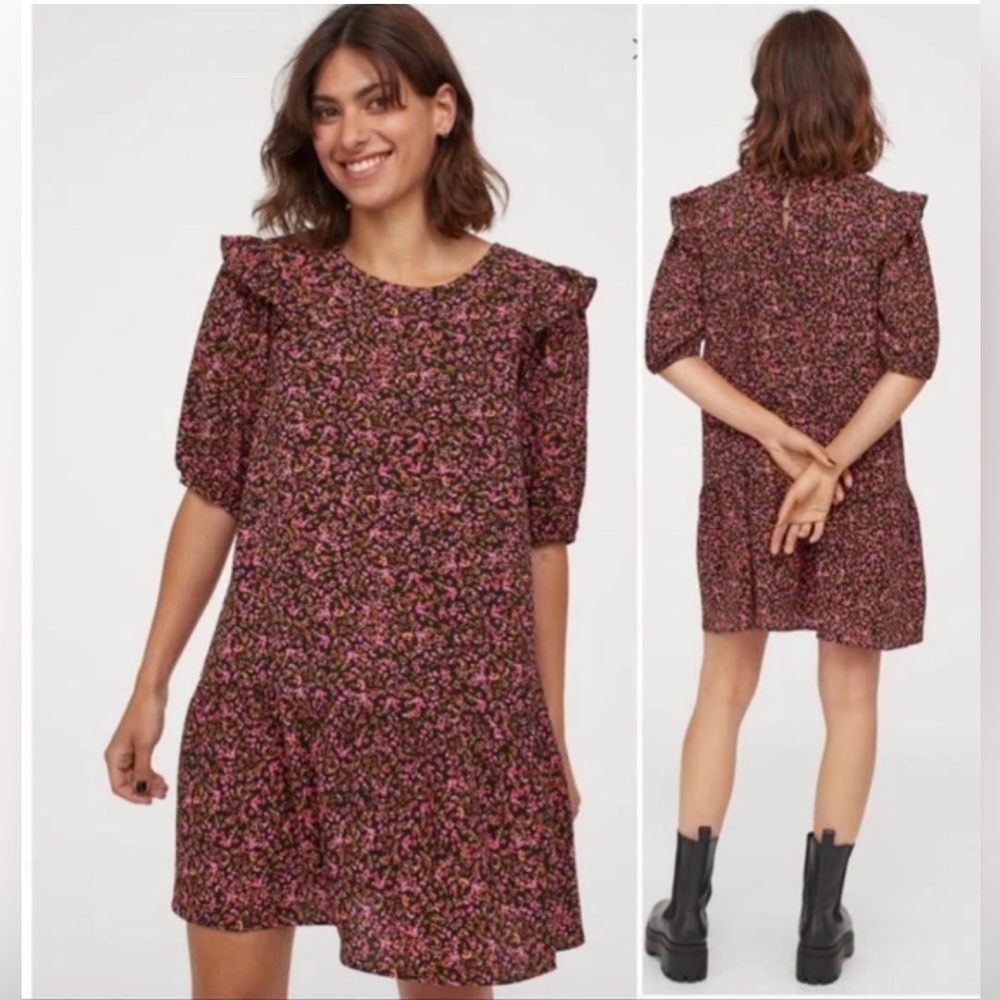 H&M  Floral Mini Dress